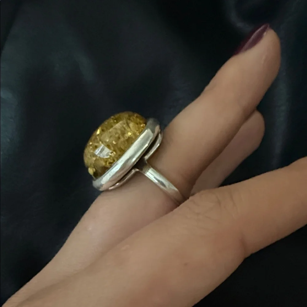 Baltic amber ring - Picture 4 of 4